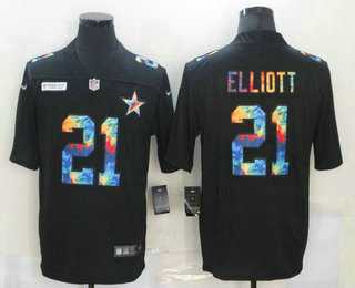 Nike Dallas Cowboys #21 Ezekiel Elliott Multi-Color Black Crucial Catch Vapor Untouchable Limited Jersey,We sell and wholesale Nike Dallas Cowboys #21 Ezekiel Elliott Multi-Color Black Crucial Catch Vapor Untouchable Limited Jersey on line form chian!